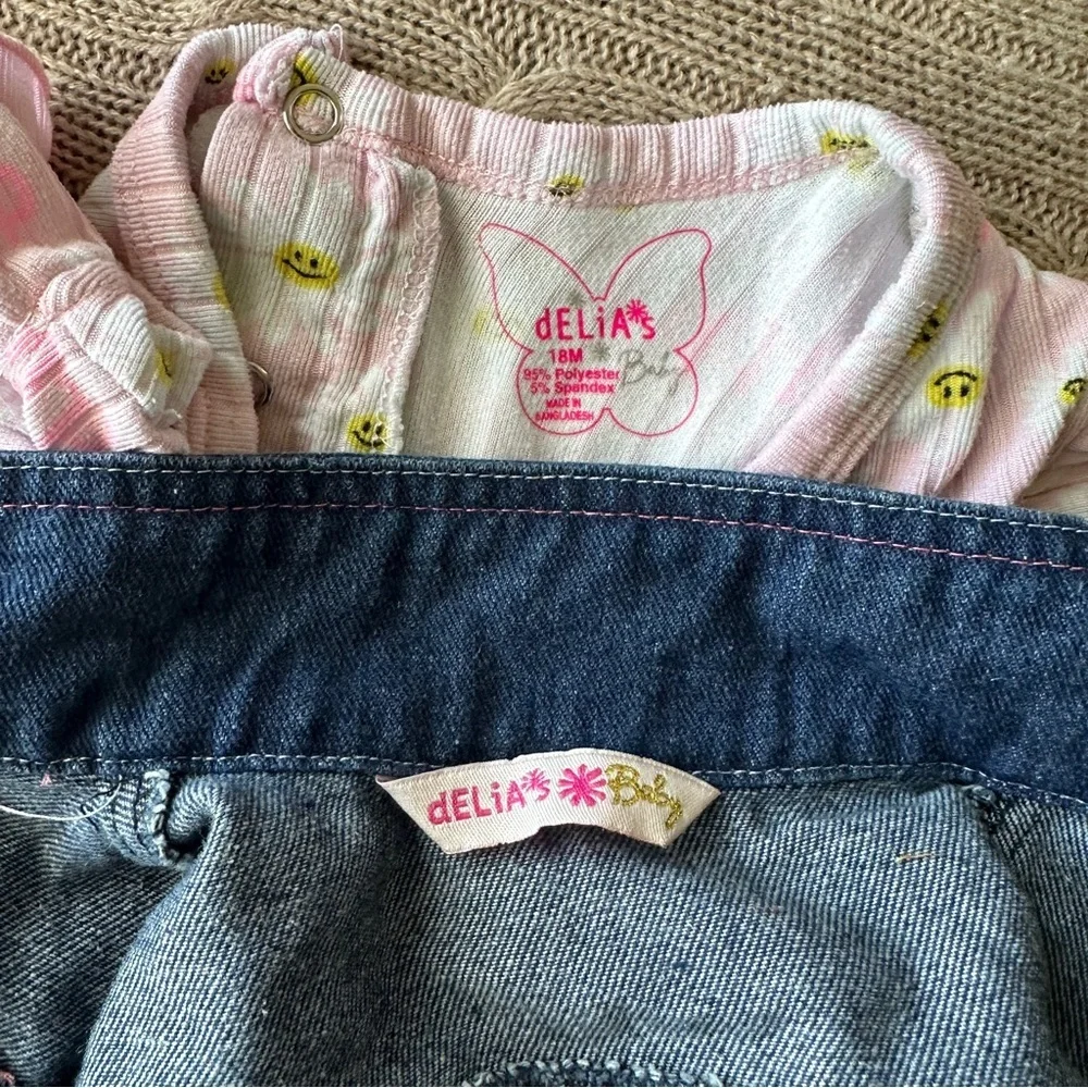 EUC Delia’s Baby Girl Mix’n’Match Outfit Bundle, 18 Months